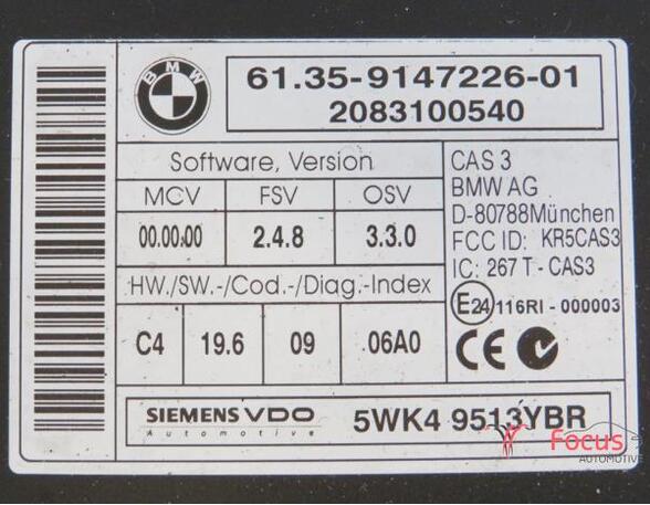 P20628346 Steuergerät Bordnetz (BCM/BDC) BMW 1er (E87) 61359147226