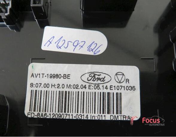P13305296 Heizungsbetätigung (Konsole) FORD B-Max (JK) AV1T19980BE