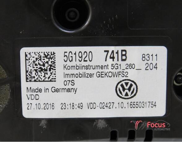 Aanwijsinstrument VW Golf VII Variant (BA5, BV5)