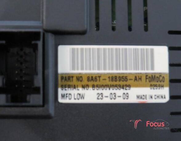 P16598882 Multifunktionsanzeige FORD Fiesta VI (CB1, CCN) 8A6T18B955AH