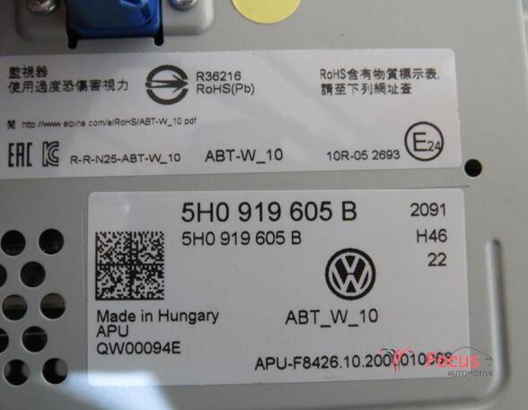 Autonavigatiesysteem VW Golf VIII Variant (CG5)