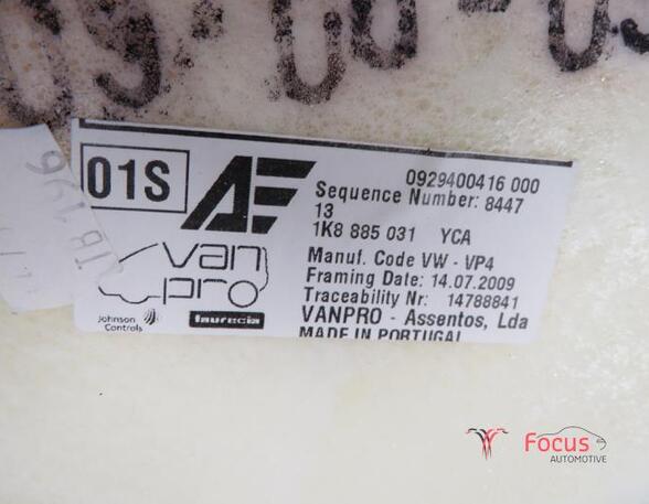 P16182045 Rücksitzbank VW Scirocco III (13) 1K8885031