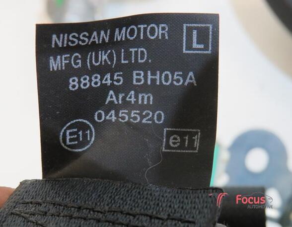 Safety Belts NISSAN Note (E11, NE11)