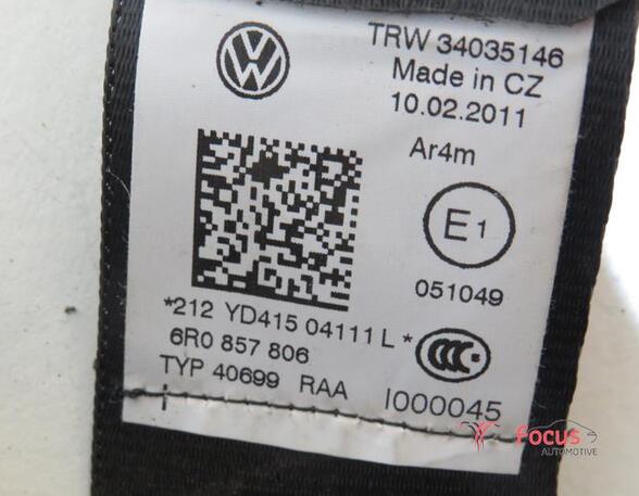 Safety Belts VW Polo (6C1, 6R1)