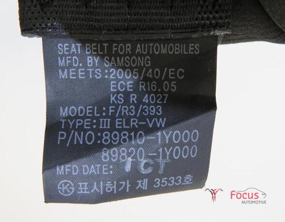 Safety Belts KIA Picanto (TA), KIA Picanto (JA)