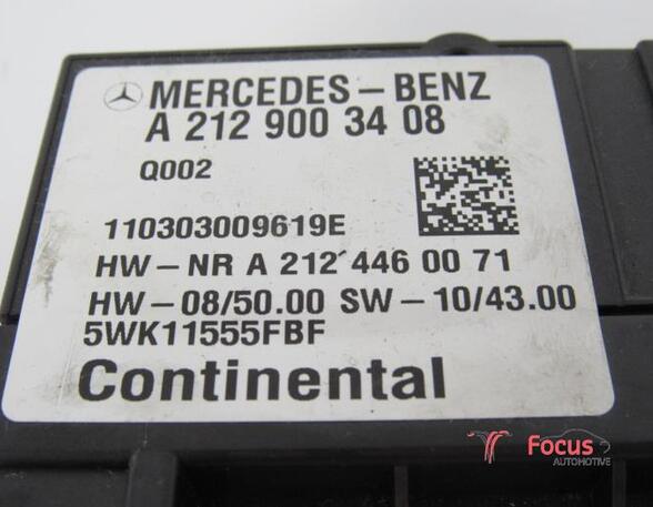 Fuel Pump Relay MERCEDES-BENZ E-Klasse (W212)