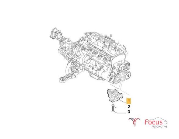 P18655993 Lagerbock für Motoraufhängung FIAT Ducato Bus (250, 290) 1363376080