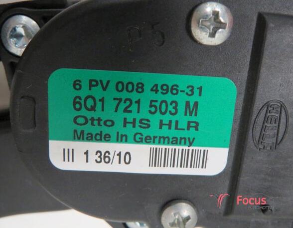 P12348450 Sensor für Drosselklappenstellung VW Polo V (6R, 6C) 6Q1721503M