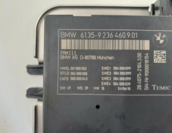 Lighting Control Device BMW 5er (F10), BMW 5er Gran Turismo (F07), BMW 5er Touring (F11)