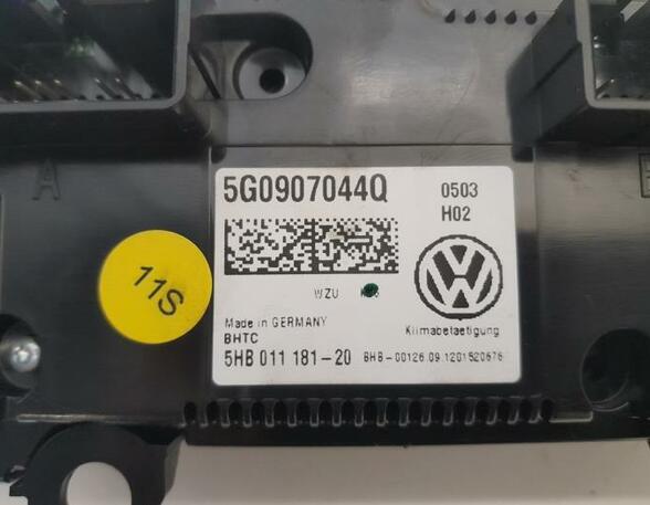 P16327861 Heizungsbetätigung (Konsole) VW Golf VII (5G) 5G0907044Q