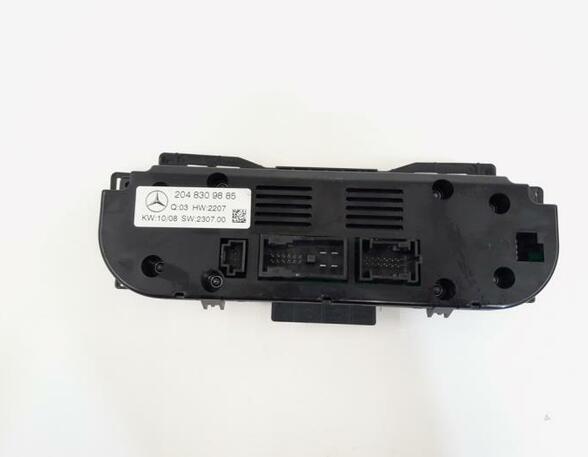 Heating & Ventilation Control Assembly MERCEDES-BENZ C-Klasse T-Model (S204), MERCEDES-BENZ C-Klasse (W204)