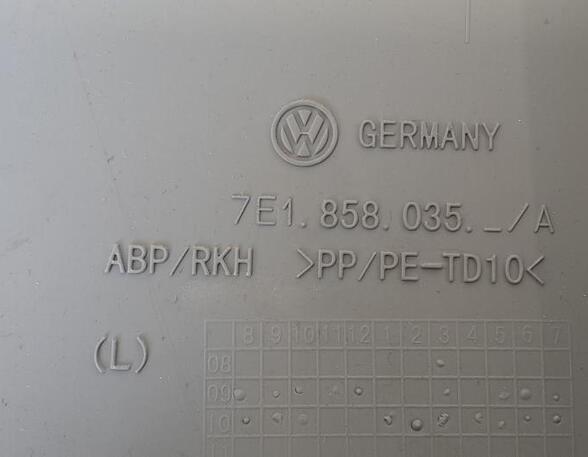P19345475 Schalttafeleinsatz VW Transporter T5 Kasten 7E1858035A