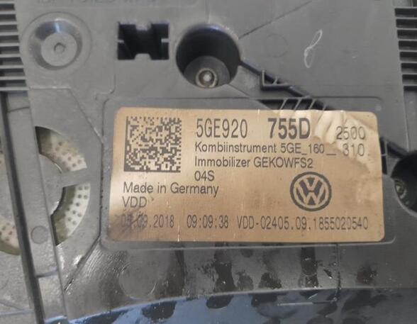 P20451180 Instrumentenkombination VW Golf VII (5G) 5GE920755D