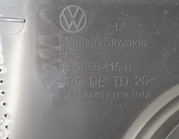 Dashboard ventilatierooster VW UP! (121, 122, 123, BL1, BL2, BL3), VW Load UP (121, 122, BL1, BL2)