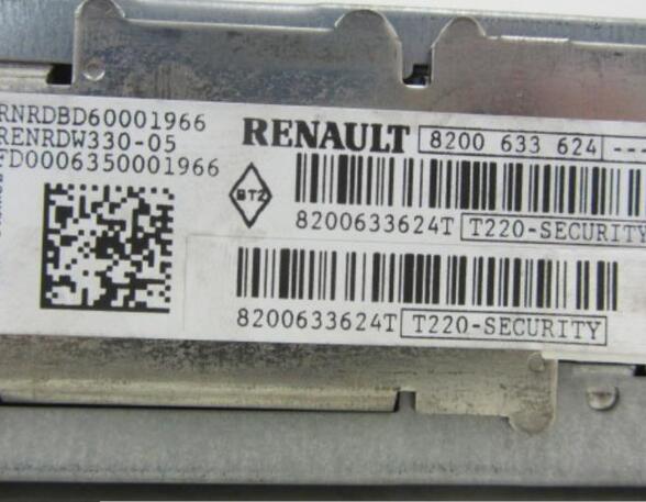 Radio RENAULT Clio III (BR0/1, CR0/1), RENAULT Clio IV (BH), RENAULT Clio II (BB, CB)