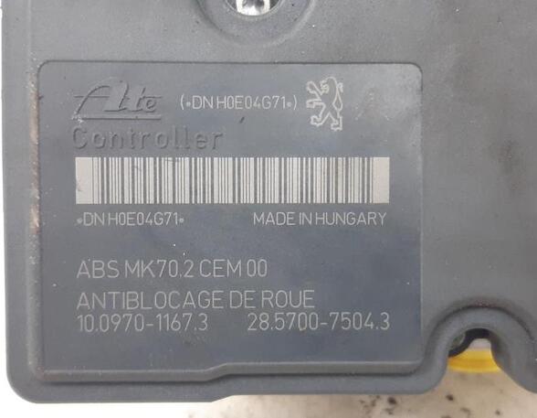 P12491564 Pumpe ABS CITROEN C3 II (SC) 9666392580