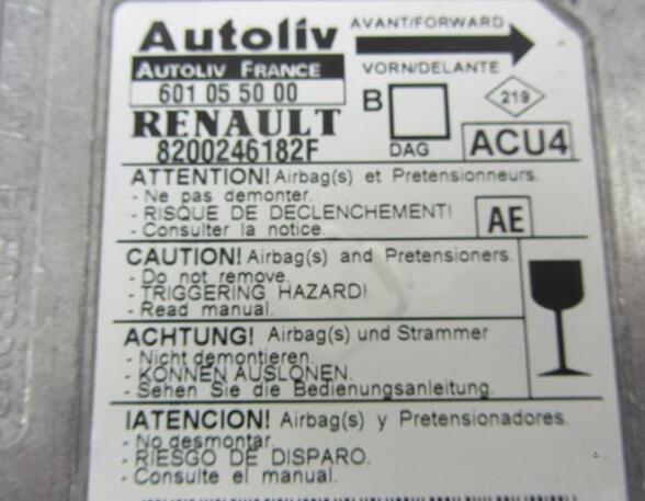 P4300319 Steuergerät Airbag RENAULT Megane II (M) 8200246182