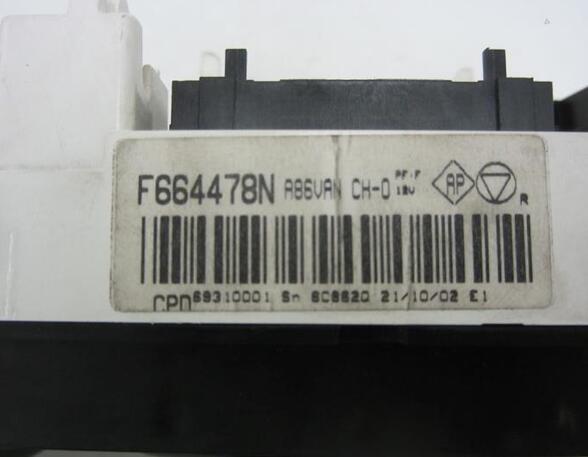 P136007 Heizungsbetätigung (Konsole) CITROEN C3 (FC) F664478N