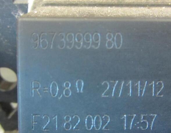 Resistor Interior Blower PEUGEOT 5008 (0E, 0U)