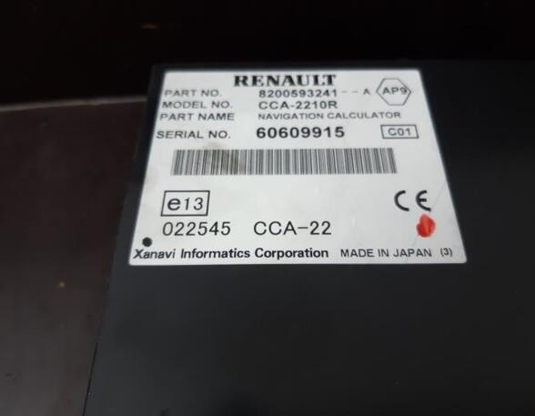 P13923701 Rechner Navigationssystem RENAULT Laguna II (G) 8200593241