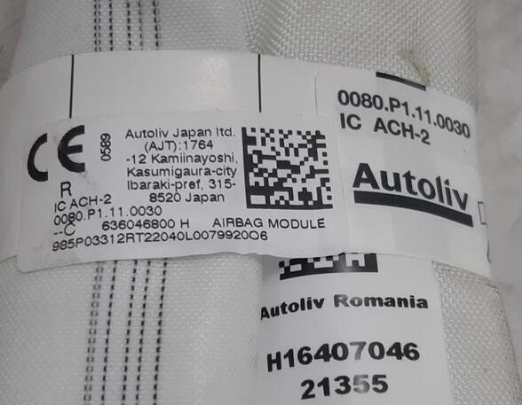P18853781 Airbag Dach rechts RENAULT Clio V (BF) H16407046