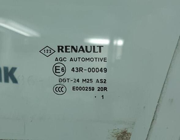 Door Glass RENAULT Grand Scénic III (JZ0/1), RENAULT Scénic III (JZ0/1)