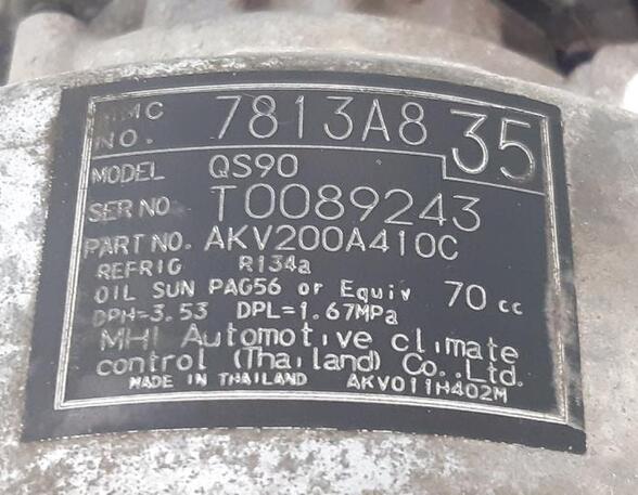Air Conditioning Compressor MITSUBISHI Outlander III (GFW, GGW, ZJ, ZK, ZL)