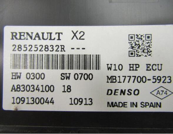 P13323687 Steuergerät Klimaanlage RENAULT Zoe (BFM) 285252832R