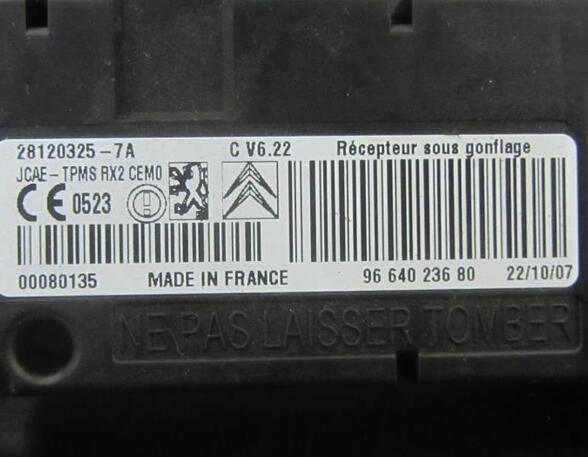 Controller Tire Pressure Monitoring System CITROËN C4 Grand Picasso I (UA), CITROËN C4 Picasso I Großraumlimousine (UD)