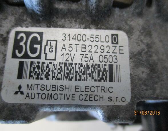 Lichtmaschine Sedici 31400-55L00 75A Fiat / Lancia Sedici Lim. (ab Modell 2006) (Typ:18