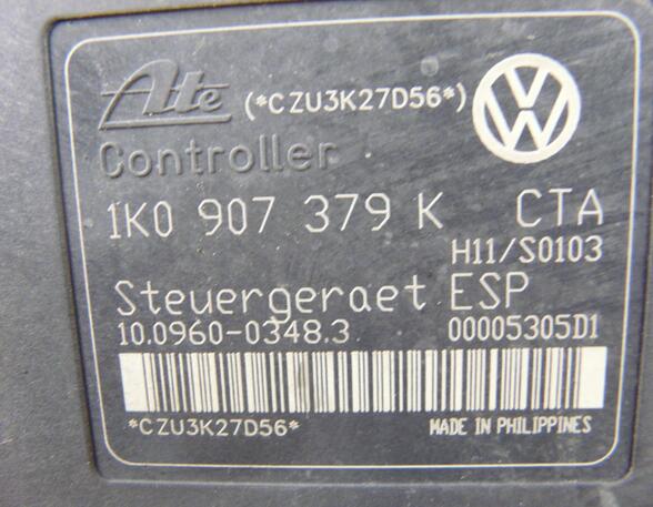 Asr Control Unit VW TOURAN (1T1, 1T2)