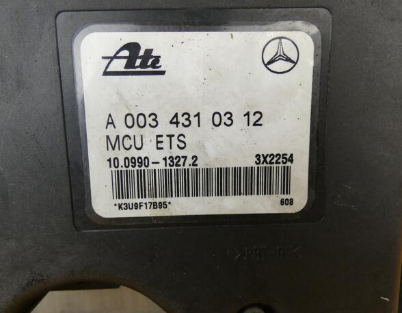 ABS Steuergerät SLK 230 R170 A0034310312 Mercedes-Benz SLK 200 - SLK 230 (Typ 170)  (Typ:17