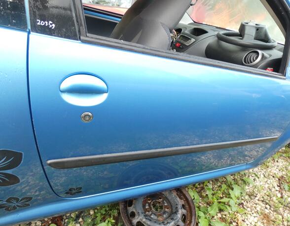 Tür vorne rechts Peugeot 107 Lim 3-trg blau Peugeot 107 Lim. (Typ:) Petit Filou
