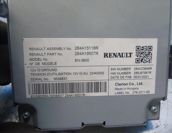 Audio Amplifier RENAULT Clio V (BF), RENAULT Clio V (B7)