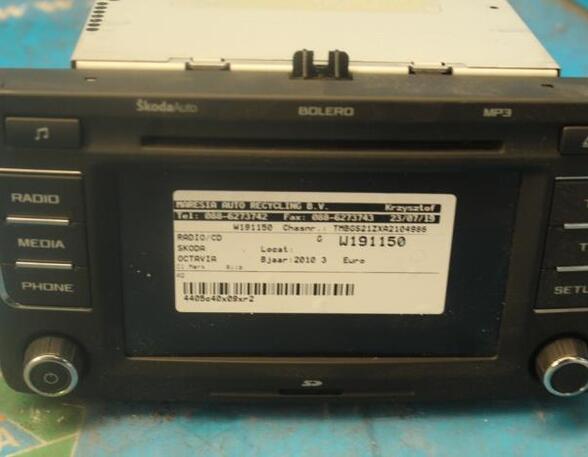 P11822943 CD-Radio SKODA Octavia II Combi (1Z) 1Z0035156F