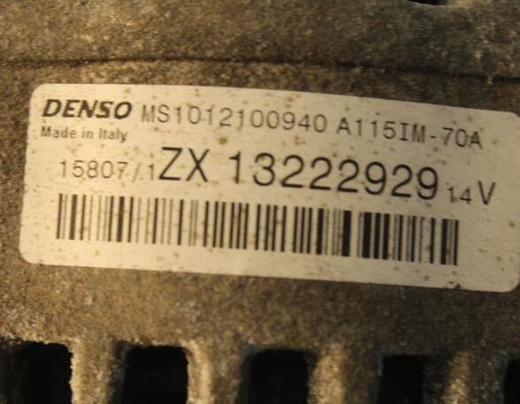 Dynamo (Alternator) OPEL Meriva (--)