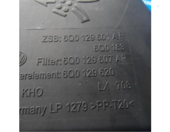 P5020397 Luftfiltergehäuse SKODA Fabia II (5J) 6Q0129607AP