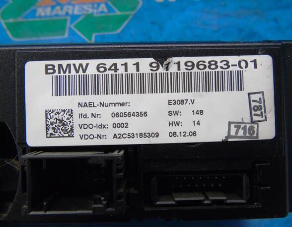 Heating & Ventilation Control Assembly BMW 1er (E87), BMW 1er (E81), BMW 1er Coupe (E82)
