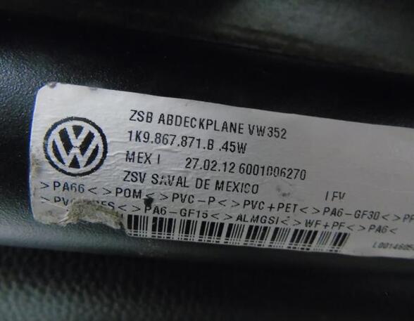 Kofferruimteafdekking VW Golf V Variant (1K5), VW Golf VI Variant (AJ5), VW Golf VI (5K1)