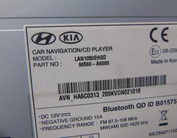 P19084322 Navigationssystem HYUNDAI i30 (GD) 96560A6000