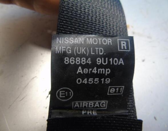 Safety Belts NISSAN Note (E11, NE11)