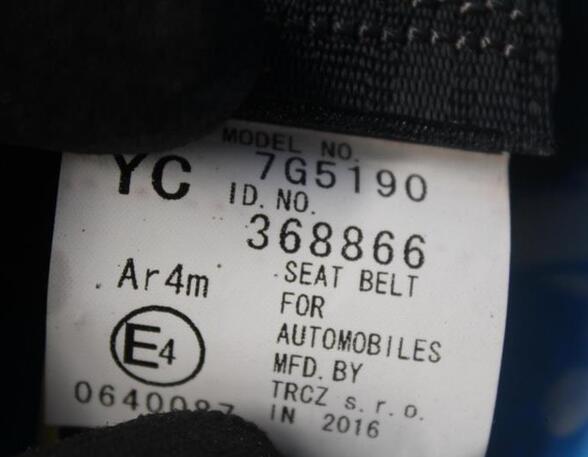 Safety Belts TOYOTA Yaris (P13)