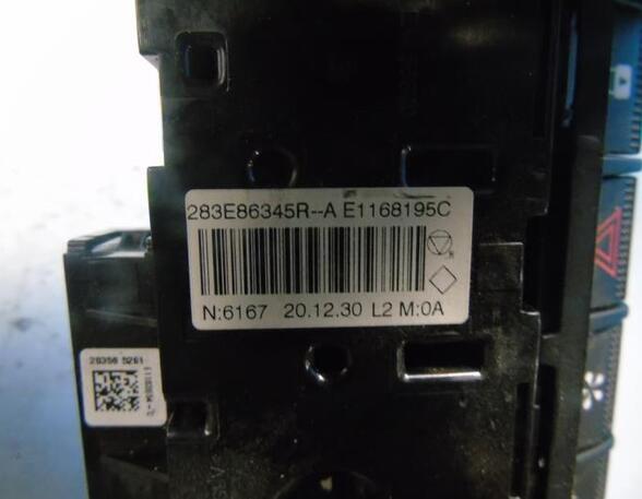 Hazard Warning Light Switch RENAULT Clio V (BF)