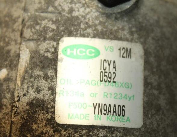 Air Conditioning Compressor HYUNDAI iX20 (JC), KIA Venga (YN), KIA Soul (AM)