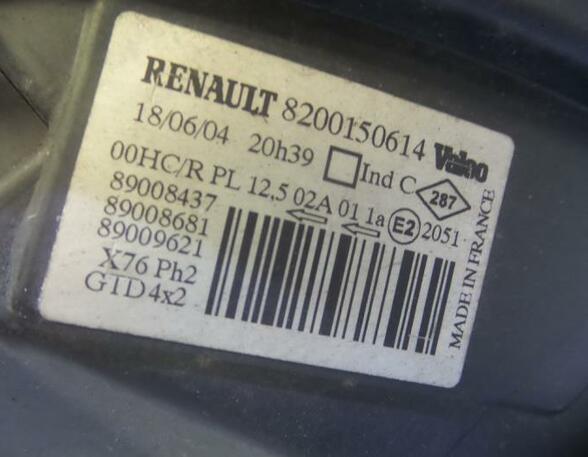 260602069R Hauptscheinwerfer links RENAULT Kangoo Rapid (FC) P6302700