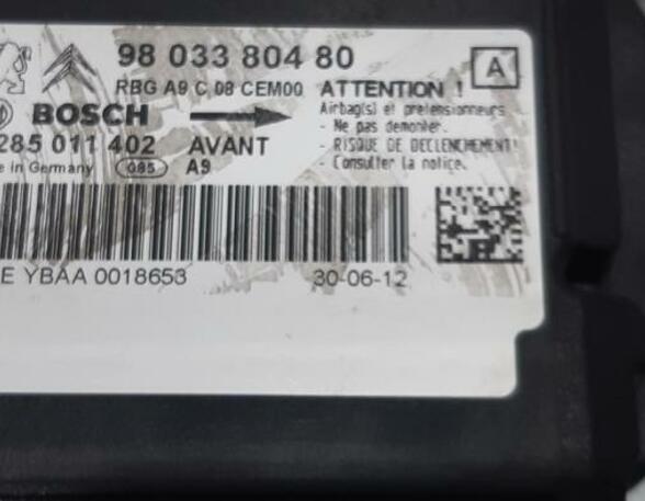 9803380480 Steuergerät Airbag PEUGEOT 208 I (CA, CC) P16161093