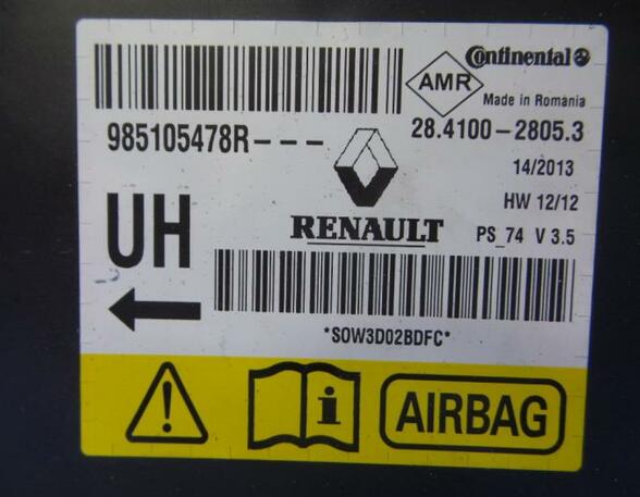 985105478R Steuergerät Airbag RENAULT Megane III Grandtour (Z) P7963782