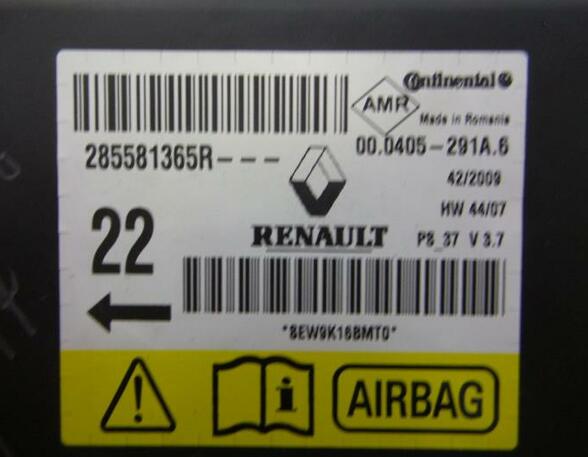 285587230R Steuergerät Airbag RENAULT Megane III Grandtour (Z) P6268087
