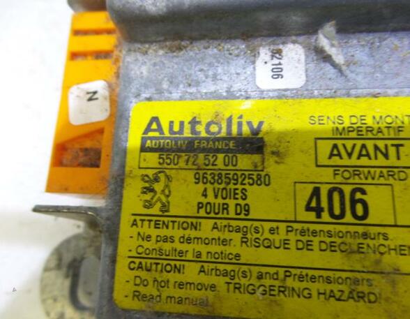 Airbag Control Unit PEUGEOT 406 Break (8E/F)