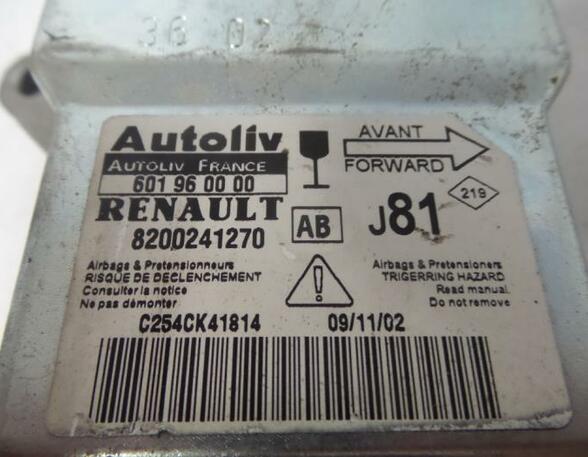 Regeleenheid airbag RENAULT Espace IV (JK0/1)